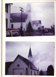 Fire in the church 2/24/1955